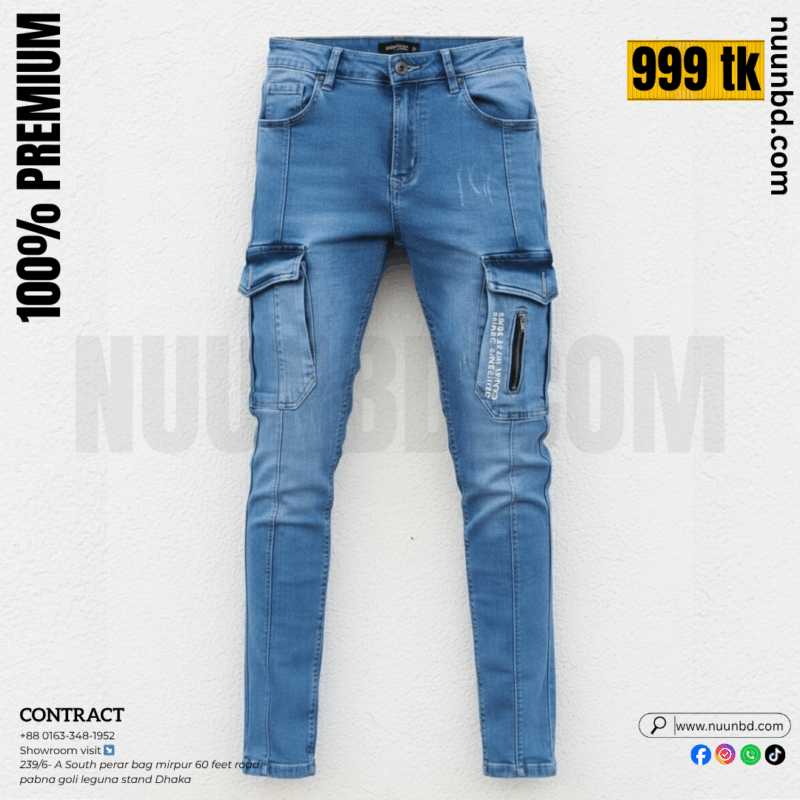 CARGO -6 SKY BLUE