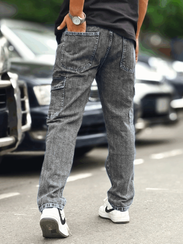 SIX POCKET BAGGY ASH COLOUR - Image 3