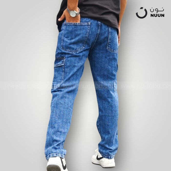 NEW 6 POCKET BAGGY STEP BLUE - Image 3