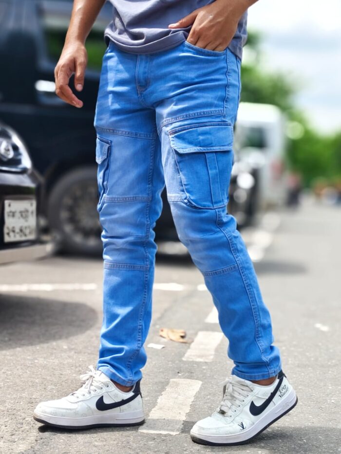 CARGO -5 SKY BLUE. - Image 5