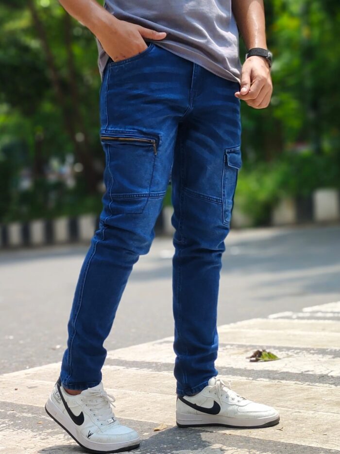 CARGO -7 navy blue - Image 4