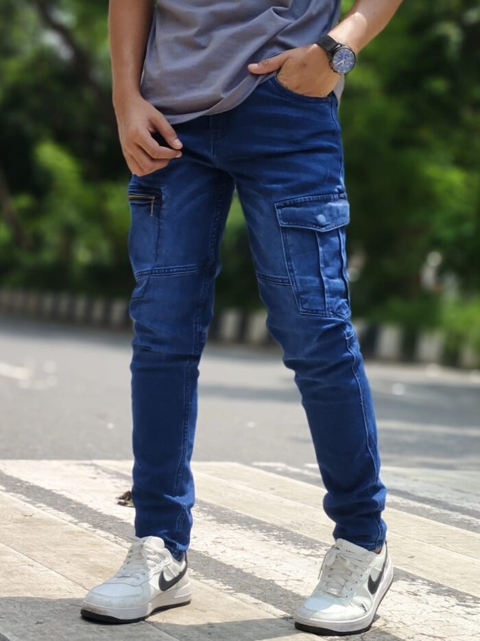 CARGO -7 navy blue