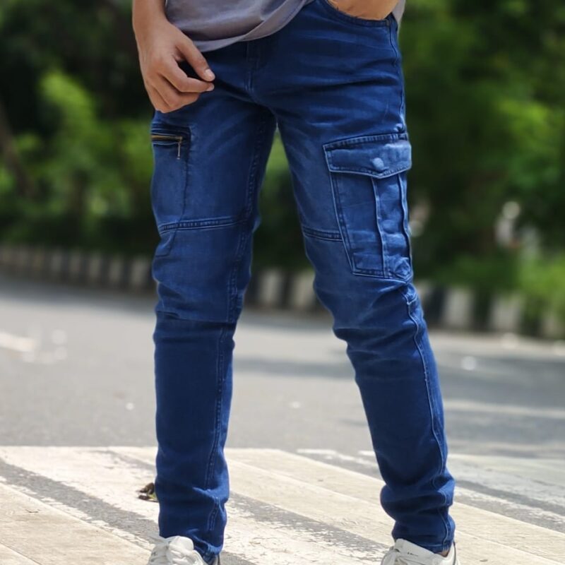 CARGO -7 navy blue