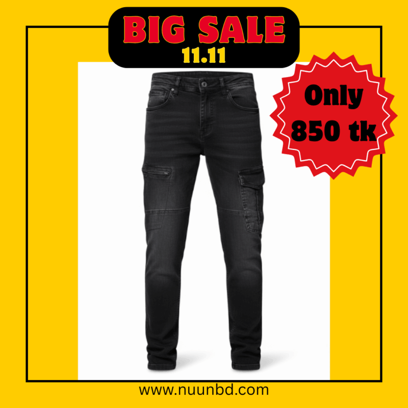 CARGO -7 ASH BLACK 3D