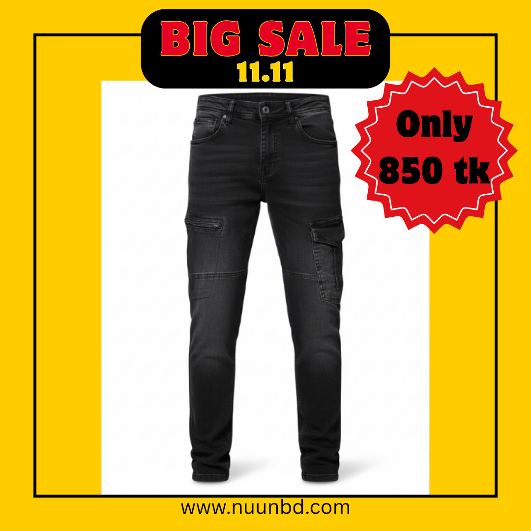 CARGO -7 ASH BLACK 3D