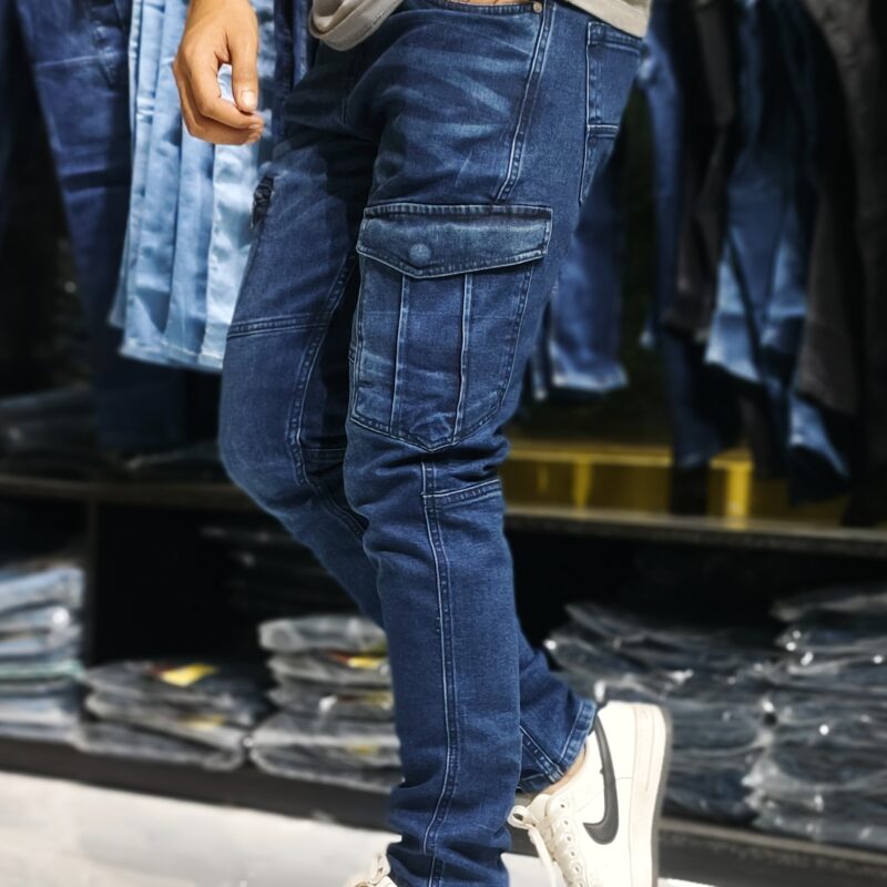 CARGO -7 navy blue.