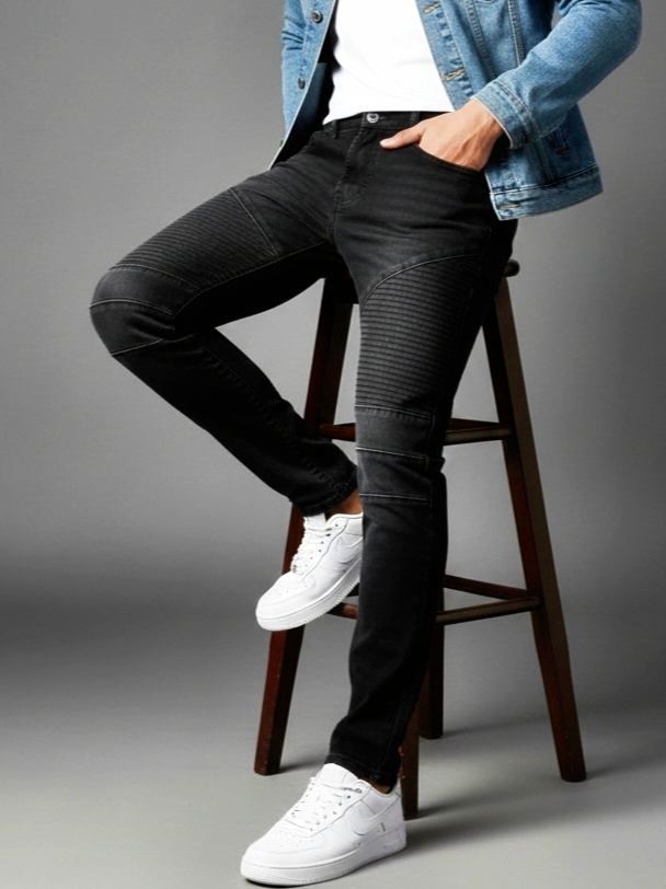 NEW FOUR POCKET CARGO - 9 ASH BLACK