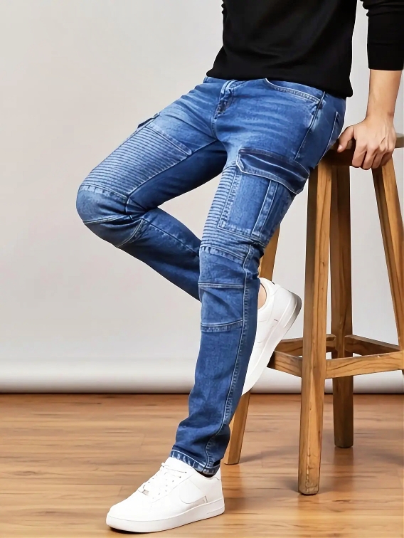 NEW SIX POCKET CARGO - 8 LITE BLUE