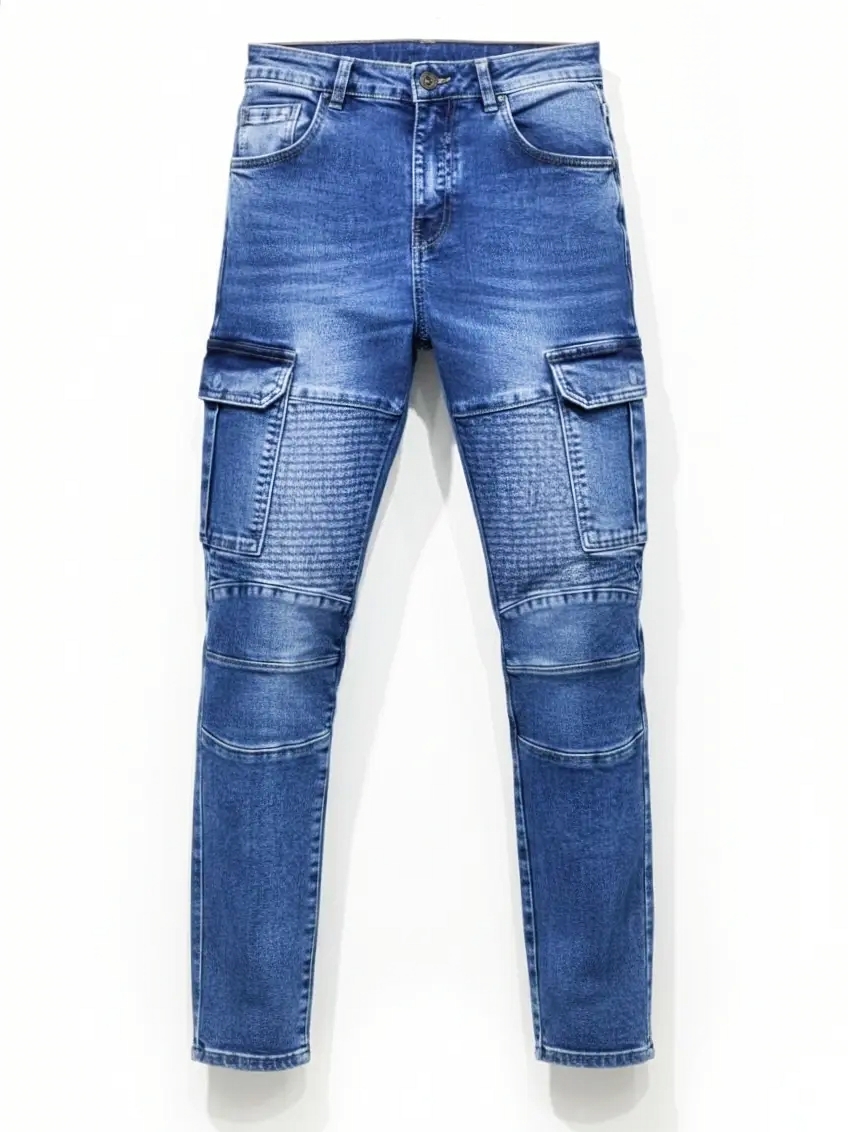 NEW SIX POCKET CARGO - 8 LITE BLUE - Image 2