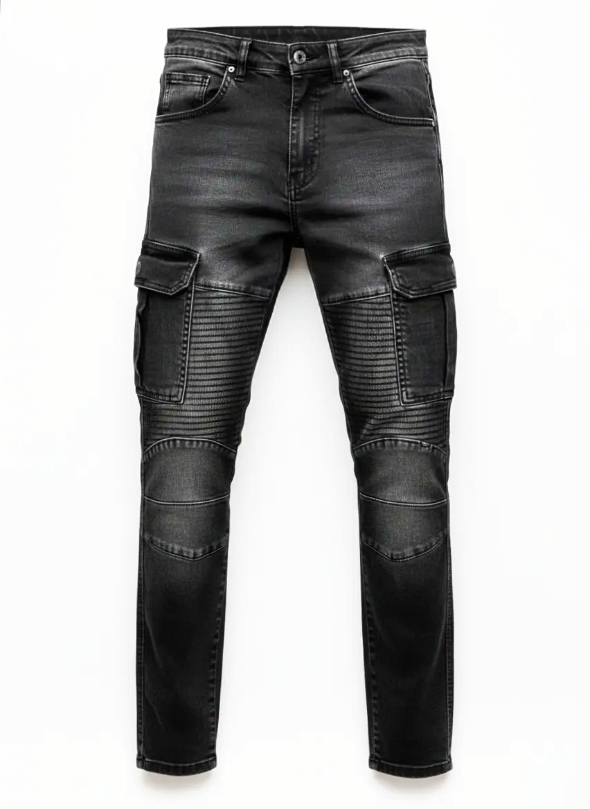 NEW SIX POCKET CARGO - 8 ASH BLACK - Image 2