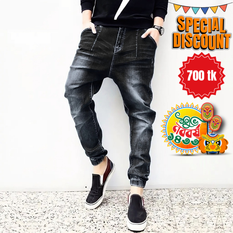 NEW DENIM JOGAR'S ASH BLACK