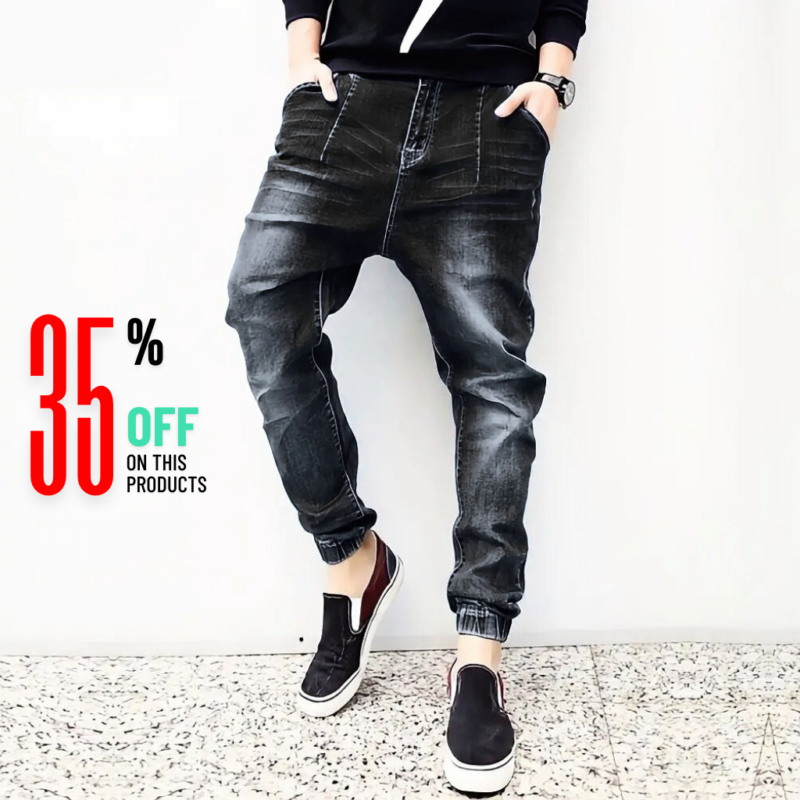 NEW DENIM JOGAR'S ASH BLACK