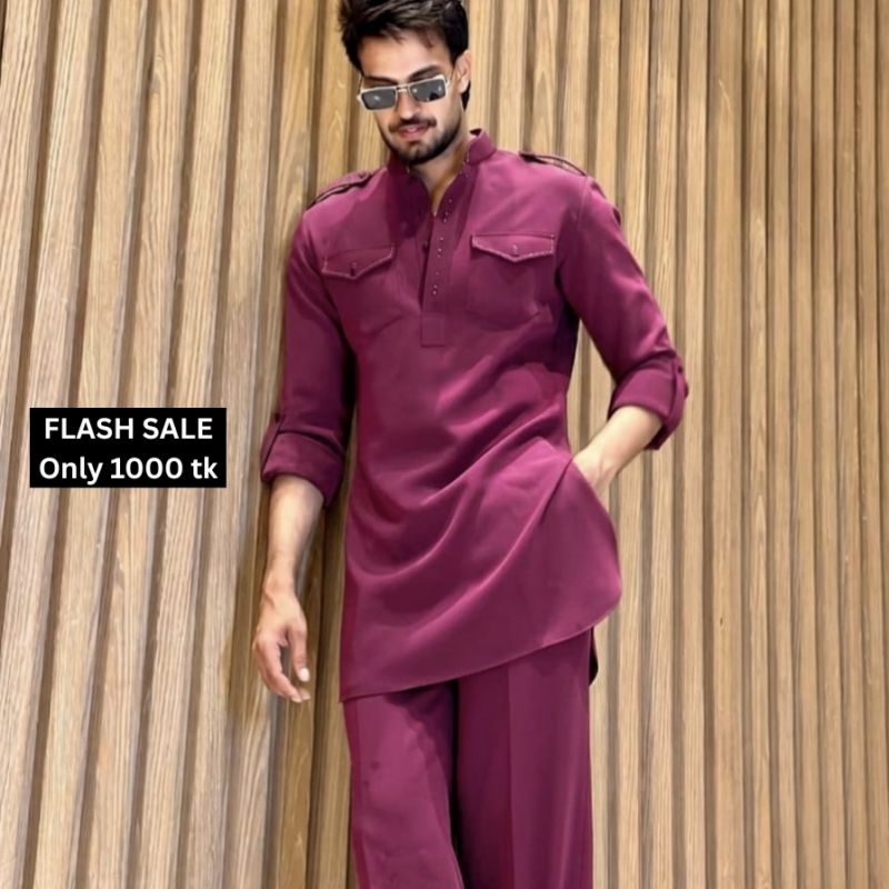 New Bootcut kabuli set Marun