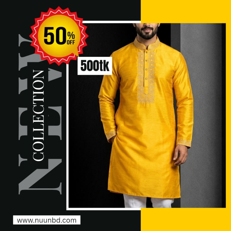 Panjabi double part Yellow
