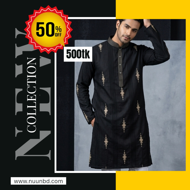 Panjabi offer 5 Black