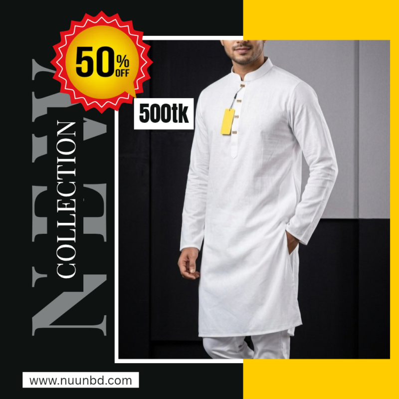 Panjabi offer 3 White