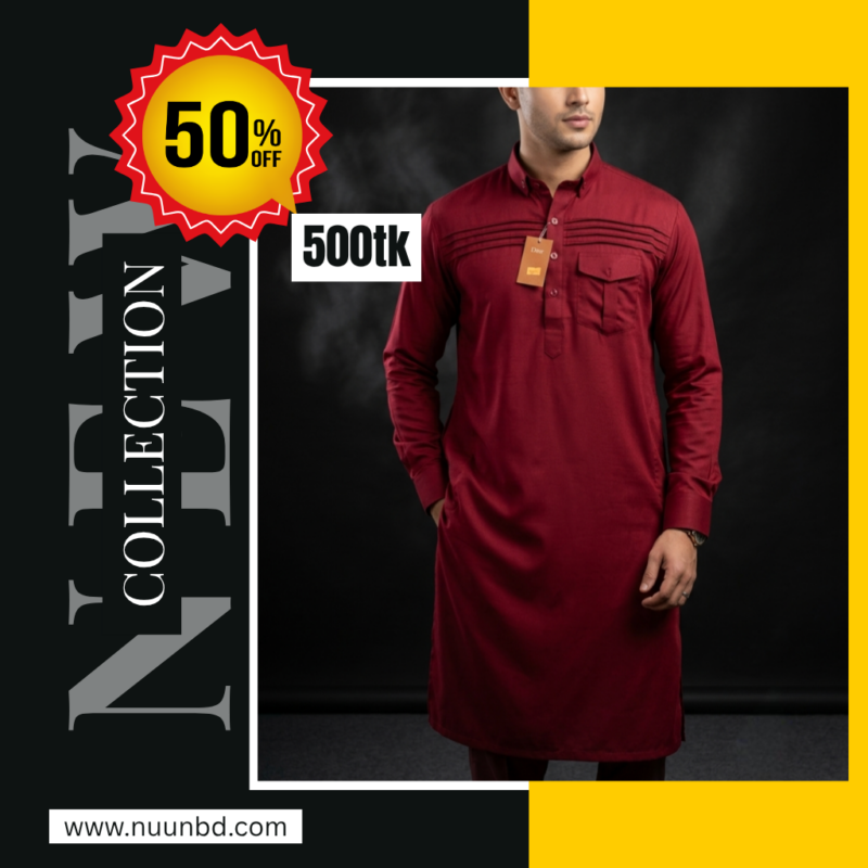 Panjabi offer 7 kabli marun