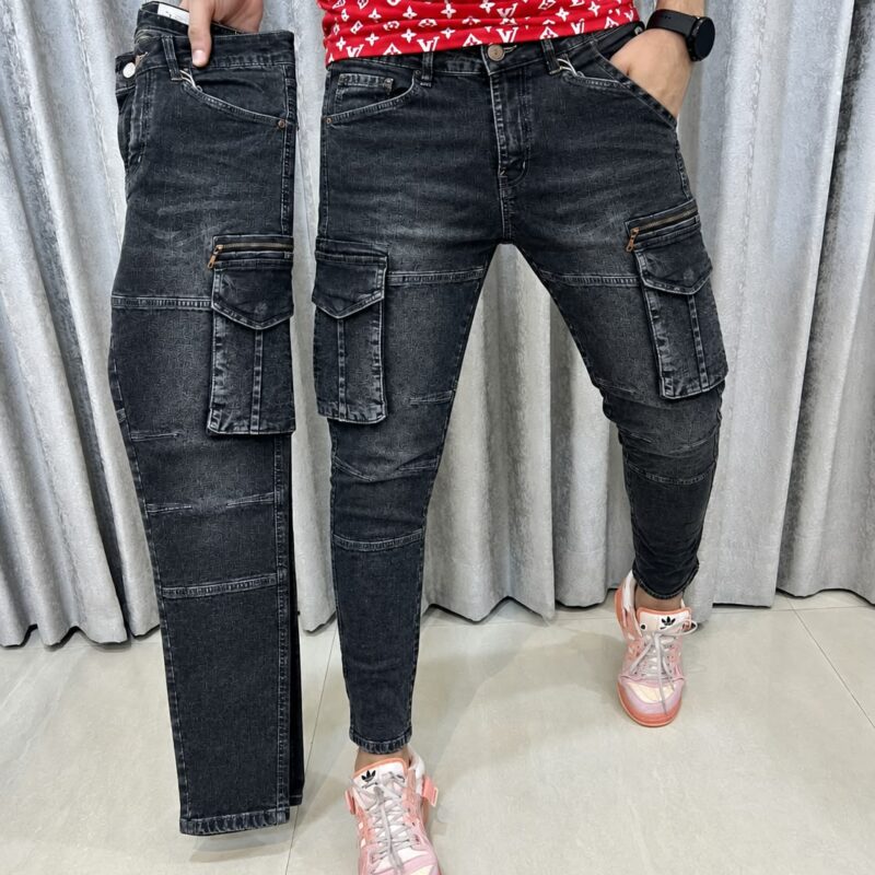 Cargo-Denim ASH BLACK..