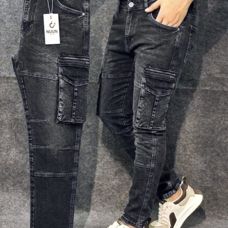 Cargo-Denim ASH BLACK.